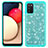 Custodia Silicone e Plastica Opaca Cover Fronte e Retro 360 Gradi Bling-Bling JX1 per Samsung Galaxy A02s