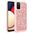 Custodia Silicone e Plastica Opaca Cover Fronte e Retro 360 Gradi Bling-Bling JX1 per Samsung Galaxy A02s