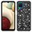 Custodia Silicone e Plastica Opaca Cover Fronte e Retro 360 Gradi Bling-Bling JX1 per Samsung Galaxy A12 5G