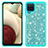 Custodia Silicone e Plastica Opaca Cover Fronte e Retro 360 Gradi Bling-Bling JX1 per Samsung Galaxy A12 Nacho