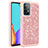 Custodia Silicone e Plastica Opaca Cover Fronte e Retro 360 Gradi Bling-Bling JX1 per Samsung Galaxy A52 4G