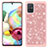 Custodia Silicone e Plastica Opaca Cover Fronte e Retro 360 Gradi Bling-Bling JX1 per Samsung Galaxy A71 4G A715