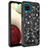 Custodia Silicone e Plastica Opaca Cover Fronte e Retro 360 Gradi Bling-Bling JX1 per Samsung Galaxy F12