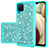 Custodia Silicone e Plastica Opaca Cover Fronte e Retro 360 Gradi Bling-Bling JX1 per Samsung Galaxy F12