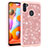 Custodia Silicone e Plastica Opaca Cover Fronte e Retro 360 Gradi Bling-Bling JX1 per Samsung Galaxy M11