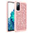 Custodia Silicone e Plastica Opaca Cover Fronte e Retro 360 Gradi Bling-Bling JX1 per Samsung Galaxy S20 FE 4G