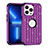 Custodia Silicone e Plastica Opaca Cover Fronte e Retro 360 Gradi Bling-Bling per Apple iPhone 13 Pro Max