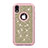 Custodia Silicone e Plastica Opaca Cover Fronte e Retro 360 Gradi Bling-Bling per Apple iPhone XR