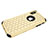 Custodia Silicone e Plastica Opaca Cover Fronte e Retro 360 Gradi Bling-Bling per Apple iPhone Xs