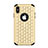 Custodia Silicone e Plastica Opaca Cover Fronte e Retro 360 Gradi Bling-Bling per Apple iPhone Xs