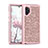 Custodia Silicone e Plastica Opaca Cover Fronte e Retro 360 Gradi Bling-Bling per Samsung Galaxy Note 10 Plus