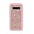 Custodia Silicone e Plastica Opaca Cover Fronte e Retro 360 Gradi Bling-Bling per Samsung Galaxy S10