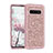 Custodia Silicone e Plastica Opaca Cover Fronte e Retro 360 Gradi Bling-Bling per Samsung Galaxy S10 5G