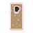 Custodia Silicone e Plastica Opaca Cover Fronte e Retro 360 Gradi Bling-Bling per Samsung Galaxy S9