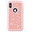 Custodia Silicone e Plastica Opaca Cover Fronte e Retro 360 Gradi Bling-Bling U01 per Apple iPhone Xs Max