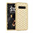 Custodia Silicone e Plastica Opaca Cover Fronte e Retro 360 Gradi Bling-Bling U01 per Samsung Galaxy S10 Plus