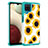 Custodia Silicone e Plastica Opaca Cover Fronte e Retro 360 Gradi JX1 per Samsung Galaxy F12