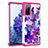 Custodia Silicone e Plastica Opaca Cover Fronte e Retro 360 Gradi JX1 per Samsung Galaxy S20 FE (2022) 5G Rosa Caldo
