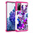 Custodia Silicone e Plastica Opaca Cover Fronte e Retro 360 Gradi JX1 per Samsung Galaxy S20 FE 4G Rosa Caldo