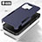Custodia Silicone e Plastica Opaca Cover Fronte e Retro 360 Gradi MQ1 per Apple iPhone 13 Pro Max