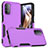 Custodia Silicone e Plastica Opaca Cover Fronte e Retro 360 Gradi MQ1 per Motorola Moto G31 Viola