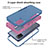 Custodia Silicone e Plastica Opaca Cover Fronte e Retro 360 Gradi MQ1 per Samsung Galaxy A02s