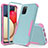 Custodia Silicone e Plastica Opaca Cover Fronte e Retro 360 Gradi MQ1 per Samsung Galaxy A02s