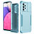 Custodia Silicone e Plastica Opaca Cover Fronte e Retro 360 Gradi MQ1 per Samsung Galaxy A33 5G