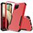 Custodia Silicone e Plastica Opaca Cover Fronte e Retro 360 Gradi MQ1 per Samsung Galaxy M12