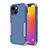 Custodia Silicone e Plastica Opaca Cover Fronte e Retro 360 Gradi per Apple iPhone 13