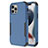 Custodia Silicone e Plastica Opaca Cover Fronte e Retro 360 Gradi per Apple iPhone 13 Pro Max