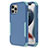 Custodia Silicone e Plastica Opaca Cover Fronte e Retro 360 Gradi per Apple iPhone 13 Pro Max