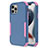 Custodia Silicone e Plastica Opaca Cover Fronte e Retro 360 Gradi per Apple iPhone 13 Pro Max