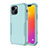 Custodia Silicone e Plastica Opaca Cover Fronte e Retro 360 Gradi per Apple iPhone 14 Plus