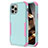 Custodia Silicone e Plastica Opaca Cover Fronte e Retro 360 Gradi per Apple iPhone 14 Pro Max