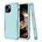 Custodia Silicone e Plastica Opaca Cover Fronte e Retro 360 Gradi per Apple iPhone 15