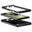 Custodia Silicone e Plastica Opaca Cover Fronte e Retro 360 Gradi R01 per Samsung Galaxy Note 20 Ultra 5G Nero