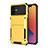 Custodia Silicone e Plastica Opaca Cover Fronte e Retro 360 Gradi R03 per Apple iPhone 12 Mini Giallo