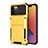 Custodia Silicone e Plastica Opaca Cover Fronte e Retro 360 Gradi R03 per Apple iPhone 12 Pro Giallo