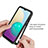 Custodia Silicone e Plastica Opaca Cover Fronte e Retro 360 Gradi U01 per Samsung Galaxy A02