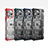 Custodia Silicone e Plastica Opaca Cover Fronte e Retro 360 Gradi U03 per Apple iPhone 13 Pro