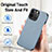 Custodia Silicone e Plastica Opaca Cover Fronte e Retro 360 Gradi U04 per Apple iPhone 13 Pro