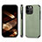 Custodia Silicone e Plastica Opaca Cover Fronte e Retro 360 Gradi U04 per Apple iPhone 15 Pro