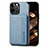 Custodia Silicone e Plastica Opaca Cover Fronte e Retro 360 Gradi U05 per Apple iPhone 14 Pro Max