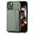 Custodia Silicone e Plastica Opaca Cover Fronte e Retro 360 Gradi U05 per Apple iPhone 15