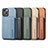 Custodia Silicone e Plastica Opaca Cover Fronte e Retro 360 Gradi U05 per Apple iPhone 15