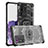 Custodia Silicone e Plastica Opaca Cover Fronte e Retro 360 Gradi WL1 per Samsung Galaxy S20 Ultra Nero