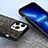 Custodia Silicone e Plastica Opaca Cover Fronte e Retro 360 Gradi YJ2 per Apple iPhone 13 Pro Max Nero