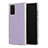 Custodia Silicone e Plastica Opaca Cover N02 per Samsung Galaxy Note 20 5G Lavanda