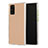 Custodia Silicone e Plastica Opaca Cover N02 per Samsung Galaxy Note 20 5G Oro